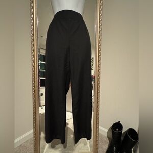 Giorgio Armani High-Waist Black Wide-Leg Pants